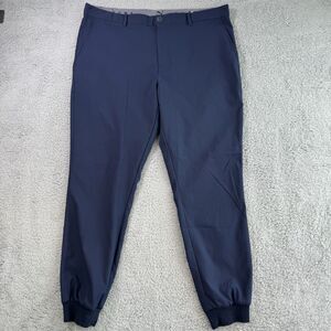 Puma Pants Mens 38x30 Blue Jogger Golf Casual Stretch Performance